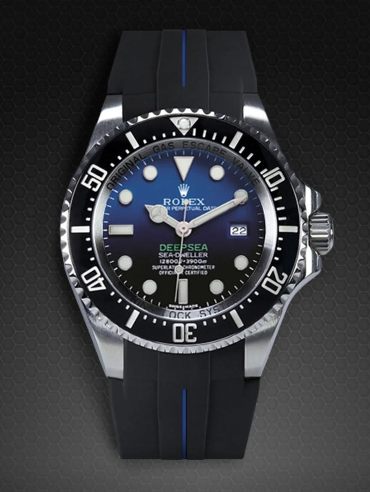 Rolex - Rubber B - Rubber Strap for Deepsea 116660 - Tang Buckle Series