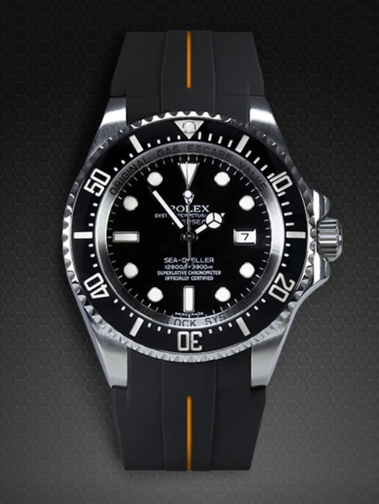 Rolex - Rubber B - Rubber Strap for Deepsea 116660 - Tang Buckle Series