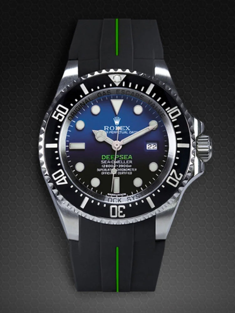 Rolex - Rubber B - Rubber Strap for Deepsea 116660 - Tang Buckle Series