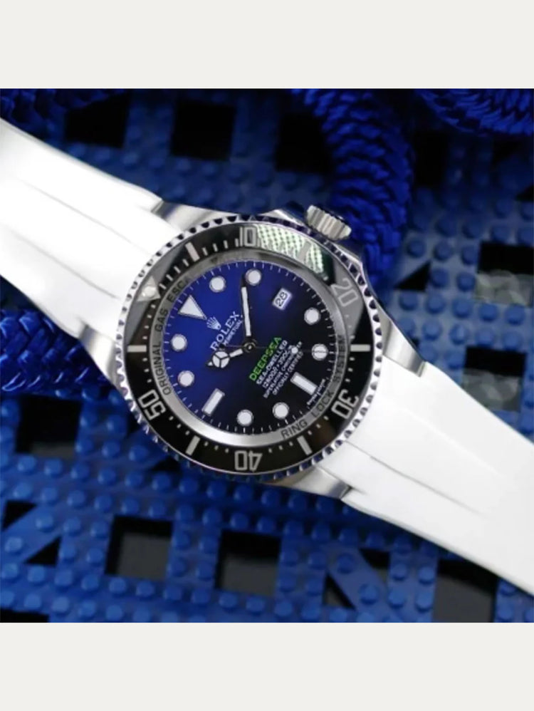 Rolex - Rubber B - Bracelet caoutchouc pour Deepsea 126660 & 136660 - Série boucle ardillon