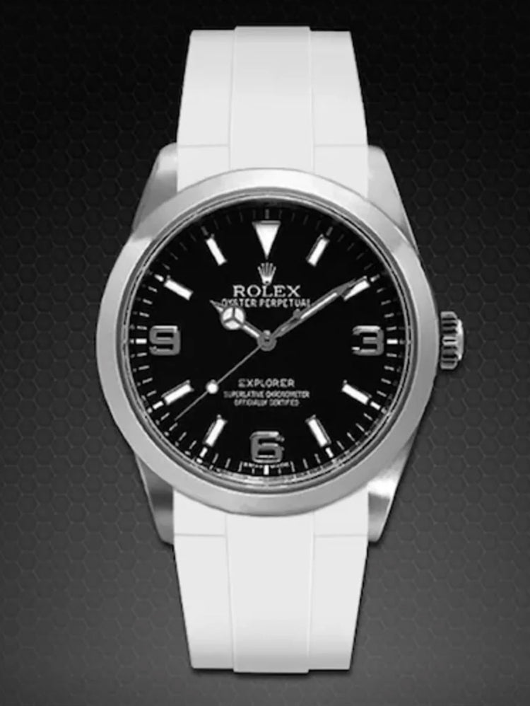 Rolex - Rubber B - Rubber strap for Explorer I 39mm - Tang buckle series