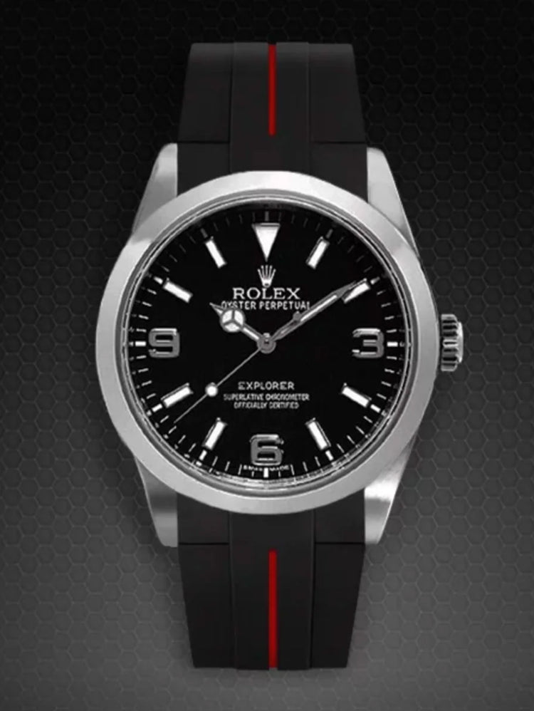 Rolex - Rubber B - Rubber Strap for Explorer I 39mm - Classic Series