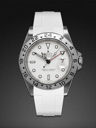 Rolex - Rubber B - Rubber Strap for Explorer II 40mm - Tang Buckle Series