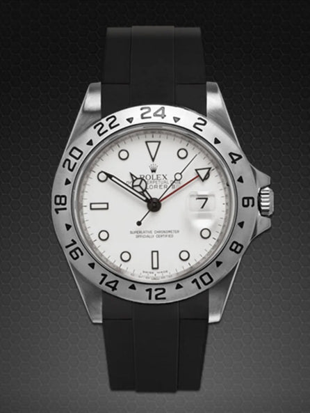 Rolex - Rubber B - Bracelet caoutchouc pour Explorer II 40mm - Série classique