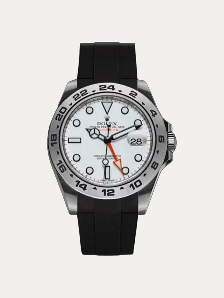 Rolex - Rubber B - Bracelet caoutchouc pour Explorer II 42mm 216570 (2011-2020) - Série classique
