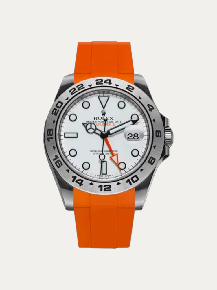 Rolex - Rubber B - Bracelet caoutchouc pour Explorer II 42mm 216570 (2011-2020) - Série classique