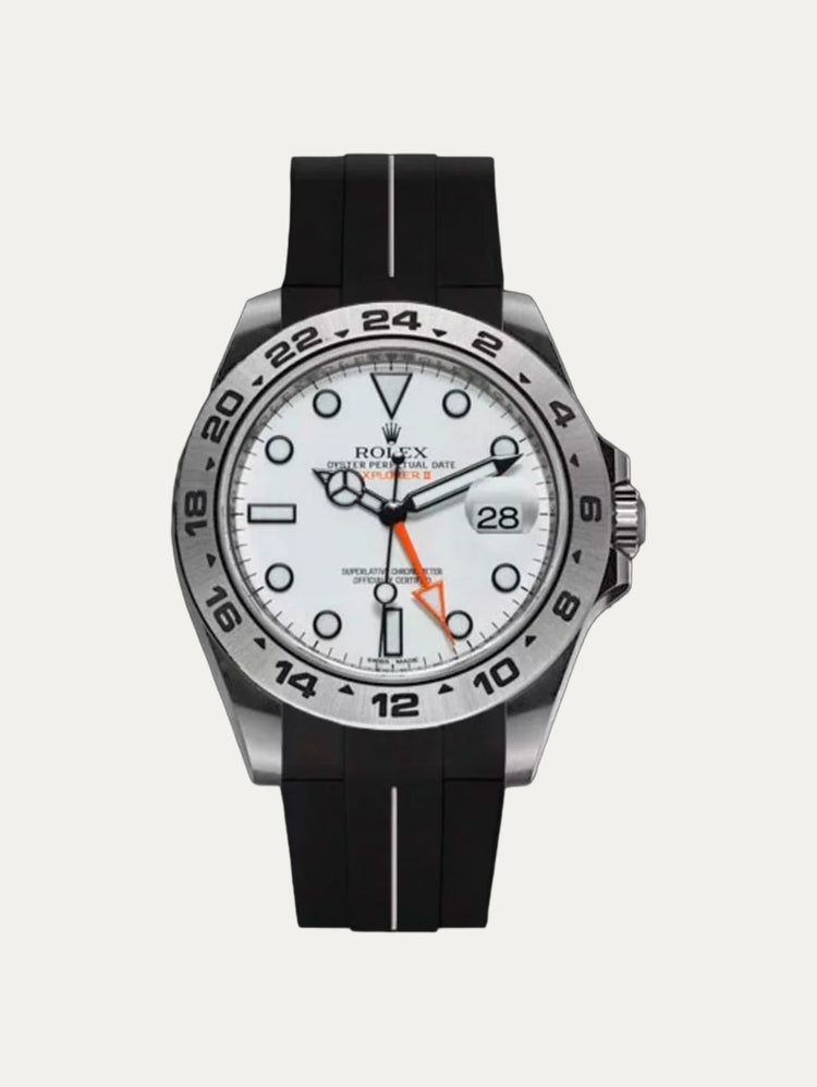 Rolex - Rubber B - Bracelet caoutchouc pour Explorer II 42mm 216570 (2011-2020) - Série classique