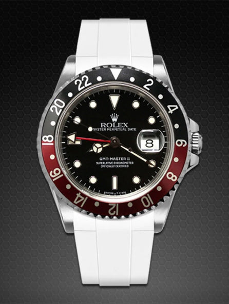Rolex - Rubber B - Bracelet caoutchouc pour GMT Master II Non-Ceramic - Série boucle ardillon