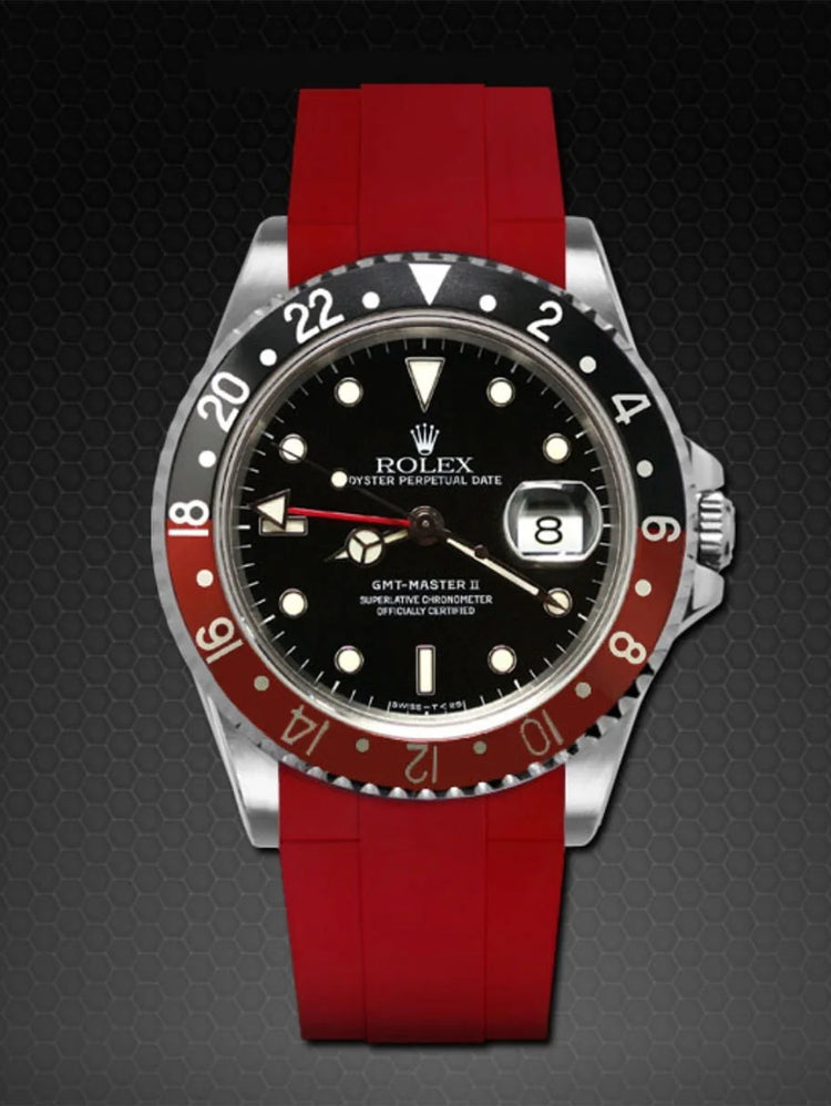 Rolex - Rubber B - Rubber Strap for GMT Master II Non-Ceramic - Tang Buckle Series