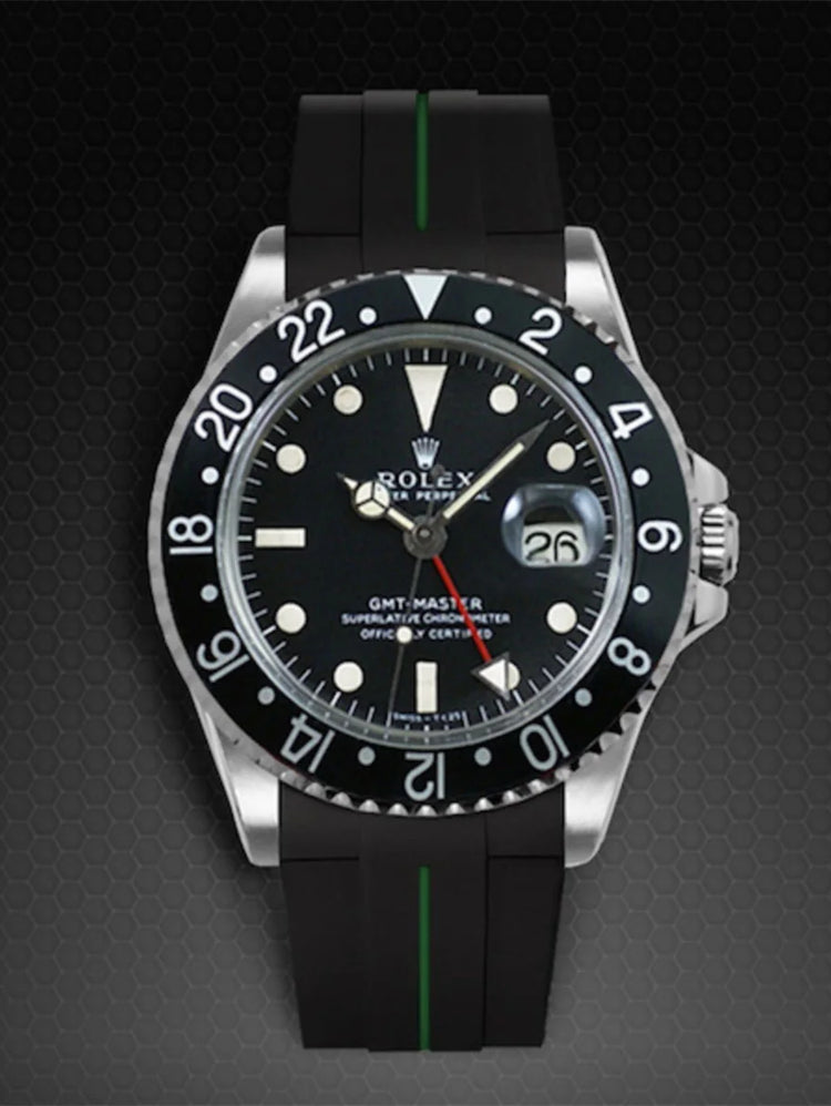 Rolex - Rubber B - Rubber Strap for GMT Master II Non-Ceramic - Tang Buckle Series