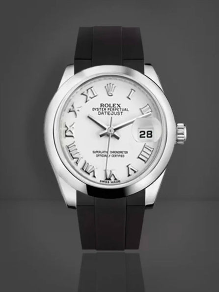 Rolex Jubilee / President Bracelet - Rubber B - Bracelet caoutchouc pour Oyster Perpetual / Datejust 31mm - Série boucle ardillon