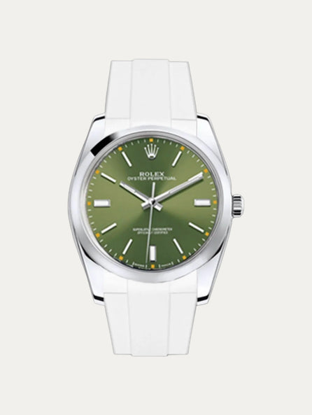 Rolex - Rubber B - Bracelet caoutchouc pour Oyster Perpetual 34mm / Date 34mm - Série classique