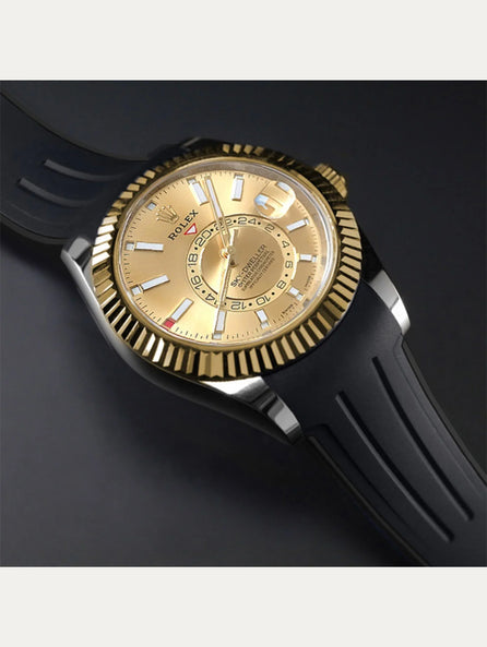 Rolex - Rubber B - Bracelet caoutchouc pour Sky-Dweller Oyster bracelet
