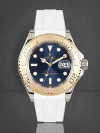 Rolex - Rubber B - Bracelet caoutchouc pour Yachtmaster 35mm - Série boucle ardillon