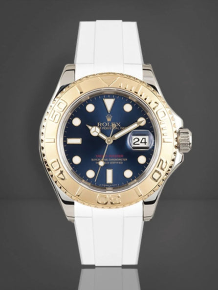 Rolex - Rubber B - Bracelet caoutchouc pour Yachtmaster 35mm - Série boucle ardillon