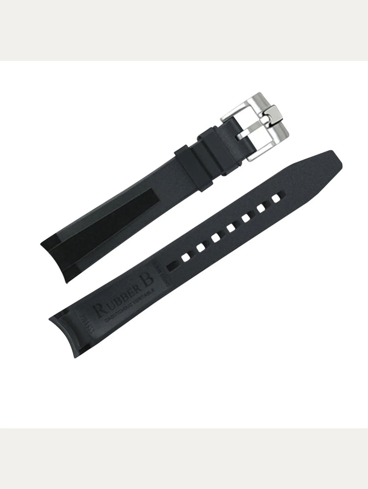 Rolex - Rubber B - Bracelet caoutchouc pour Yachtmaster 35mm - Série boucle ardillon