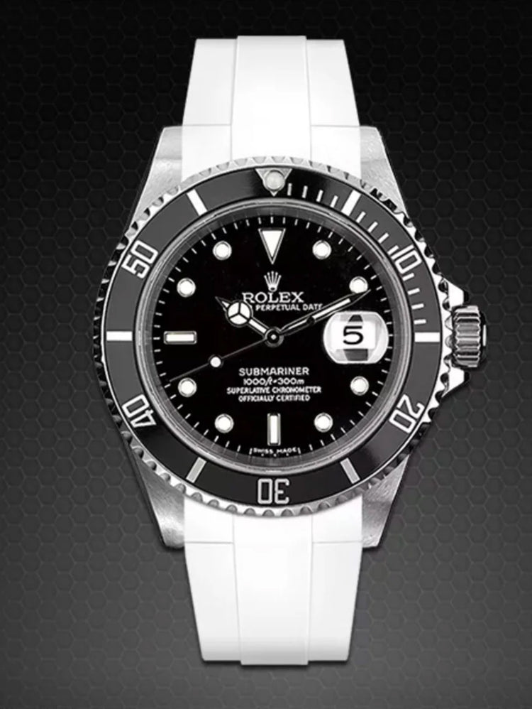 Rolex - Rubber B - Bracelet caoutchouc pour Submariner 40mm Non-Ceramic - Série classique