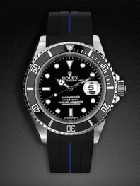Rolex - Rubber B - Rubber Strap for Submariner 40mm Non-Ceramic - Tang Buckle Series