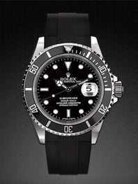 Rolex - Rubber B - Rubber Strap for Submariner 40mm Non-Ceramic - Tang Buckle Series