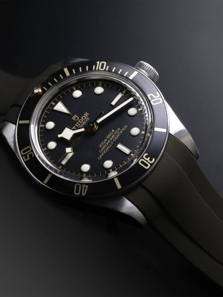 Tudor - Rubber B - Rubber Strap for Black Bay Fifty-Eight - Tang Buckle Series