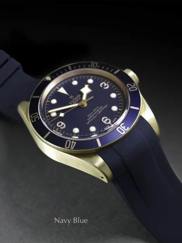 Tudor - Rubber B - Bracelet caoutchouc pour Black Bay Bronze 43mm - Série boucle ardillon