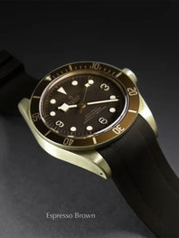 Tudor - Rubber B - Bracelet caoutchouc pour Black Bay Bronze 43mm - Série boucle ardillon