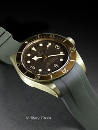 Tudor - Rubber B - Bracelet caoutchouc pour Black Bay Bronze 43mm - Série boucle ardillon