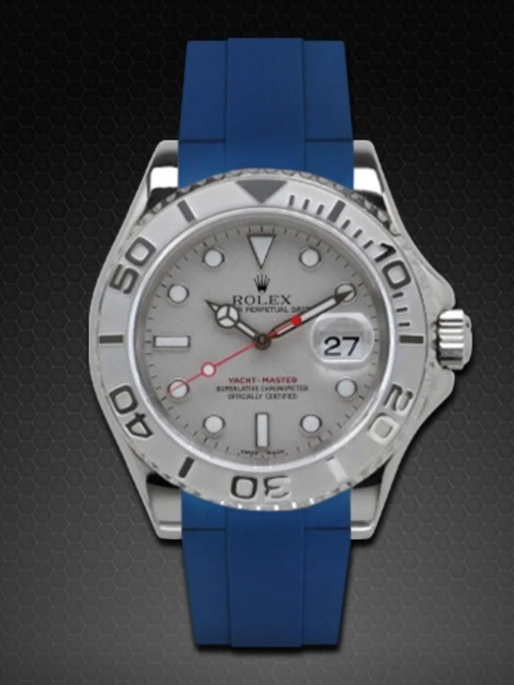 Rolex - Rubber B - Bracelet caoutchouc pour Yachtmaster 40mm - Série boucle ardillon