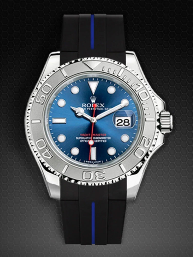 Rolex - Rubber B - Rubber strap for Yachtmaster 40mm - Classic Series