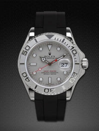 Rolex - Rubber B - Bracelet caoutchouc pour Yachtmaster 40mm - Série boucle ardillon