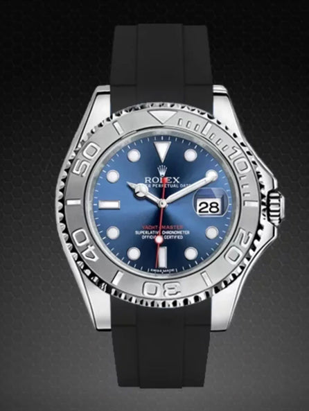 Rolex - Rubber B - Bracelet caoutchouc pour Yachtmaster 40mm - Série Velcro®