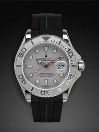 Rolex - Rubber B - Bracelet caoutchouc pour Yachtmaster 40mm - Série boucle ardillon