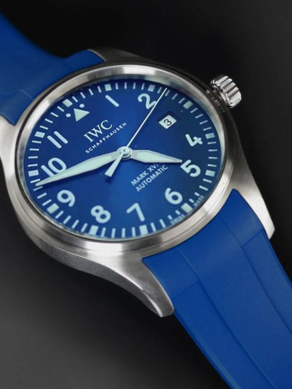 IWC - Rubber B - Bracelet caoutchouc pour Mark XVII et Mark XVIII - Série boucle ardillon