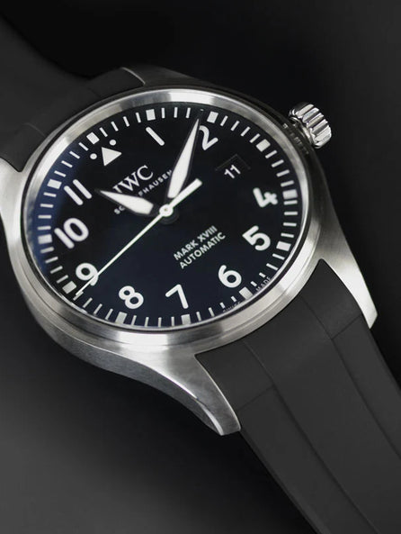 IWC - Rubber B - Bracelet caoutchouc pour Mark XVII et Mark XVIII - Série boucle ardillon