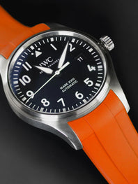 IWC - Rubber B - Bracelet caoutchouc pour Mark XVII et Mark XVIII - Série boucle ardillon