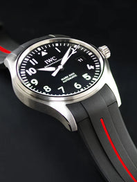 IWC - Rubber B - Bracelet caoutchouc pour Mark XVII et Mark XVIII - Série boucle ardillon