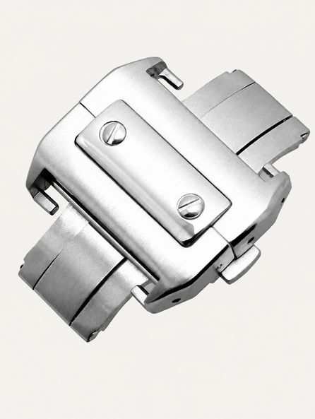 Boucle déployante compatible avec bracelets montre Cartier Santos 100 - 18mm, 21mm