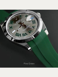 Rolex - Rubber B - Bracelet caoutchouc pour Datejust 36 mm - Série boucle ardillon