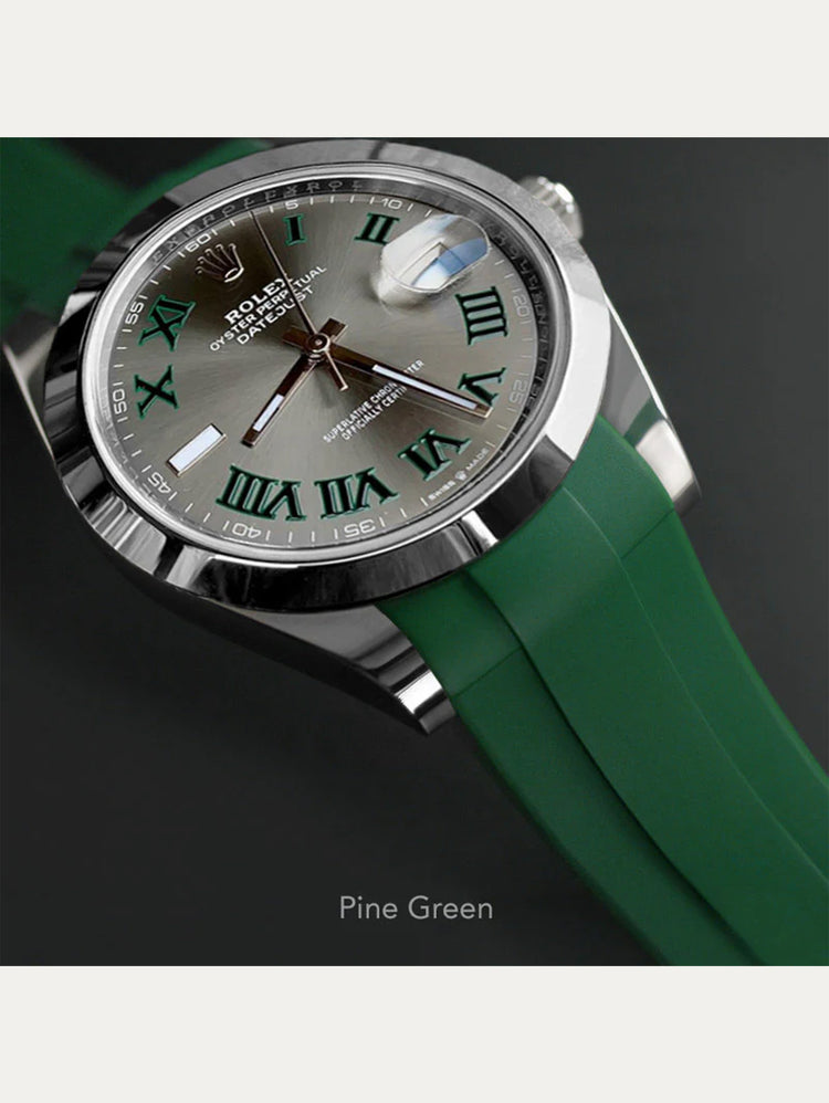 Rolex - Rubber B - Bracelet caoutchouc pour Datejust 36 mm - Série boucle ardillon