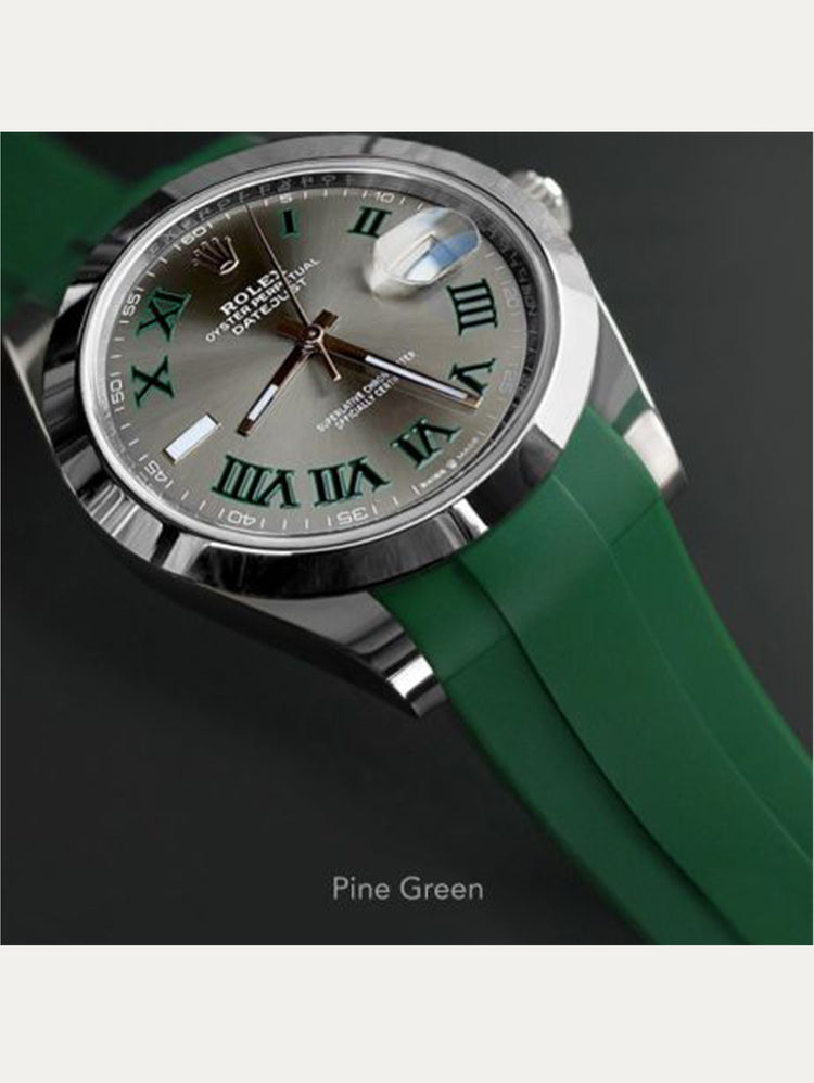 Rolex - Rubber B - Bracelet caoutchouc pour Datejust 41 mm - Série boucle ardillon