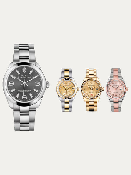 Rolex Oyster Bracelet - Rubber B - Bracelet caoutchouc pour Oyster Perpetual / Datejust 31mm - Série boucle ardillon