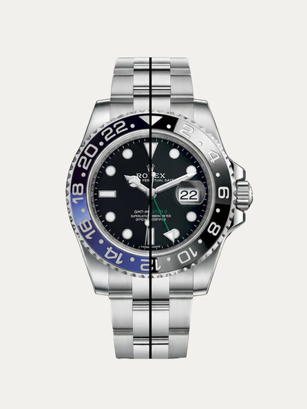 Rolex - Rubber B - Bracelet caoutchouc pour GMT Master II CERAMIC - Série classique