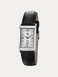Montre Lip - Churchill T24 bracelet cuir noir