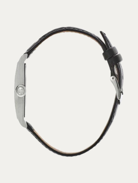 Montre Lip - Churchill T24 bracelet cuir noir