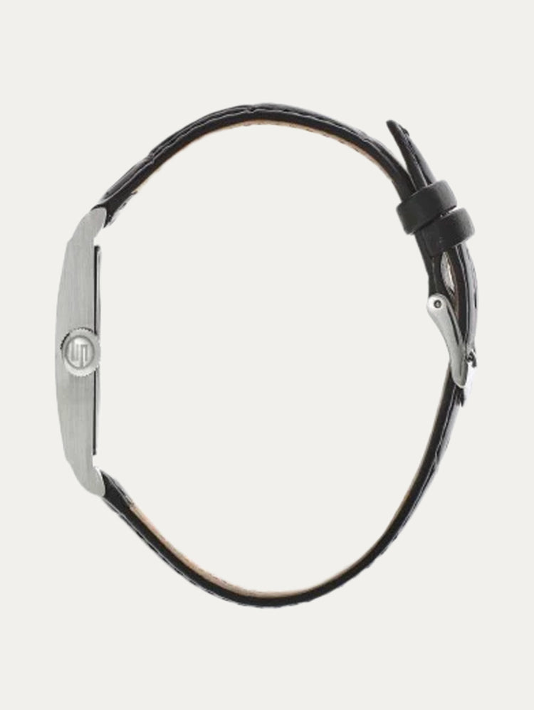 Montre Lip - Churchill T24 bracelet cuir noir