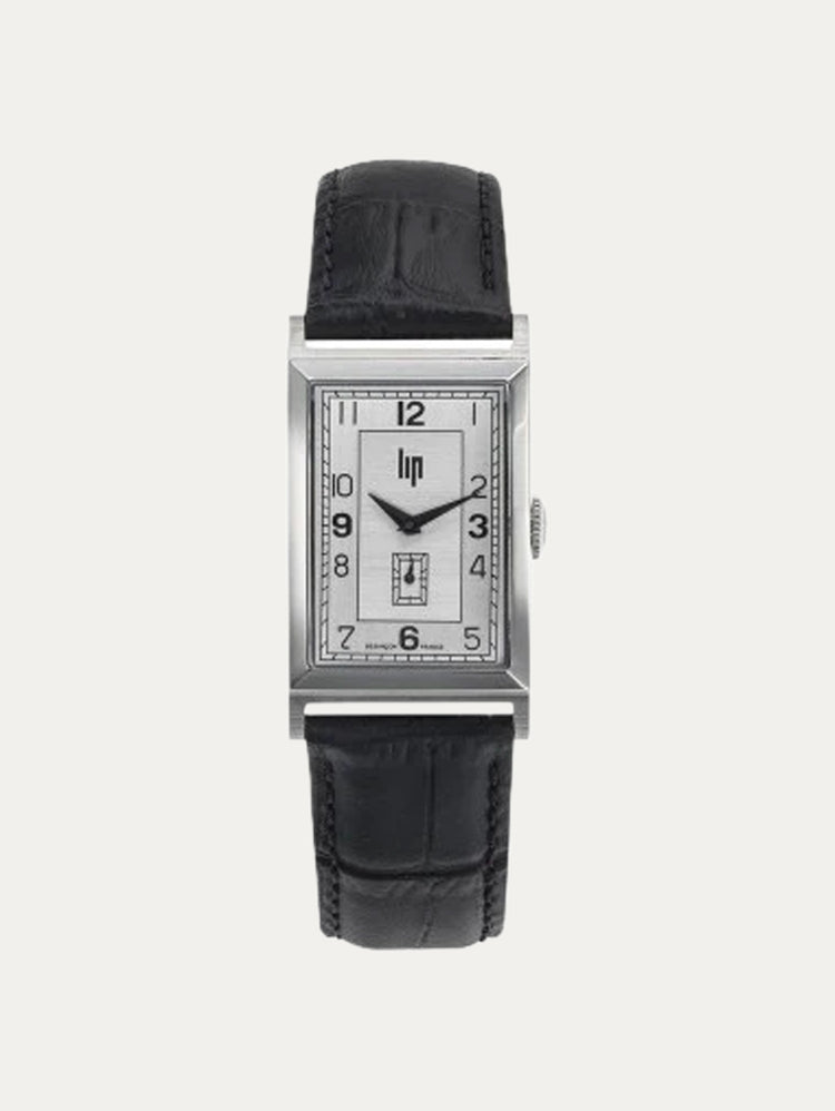 Montre Lip - Churchill T24 bracelet cuir noir
