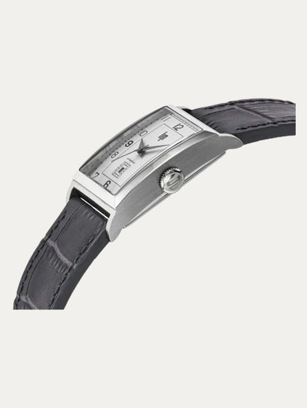 Montre Lip - Churchill T26 auto bracelet cuir gris