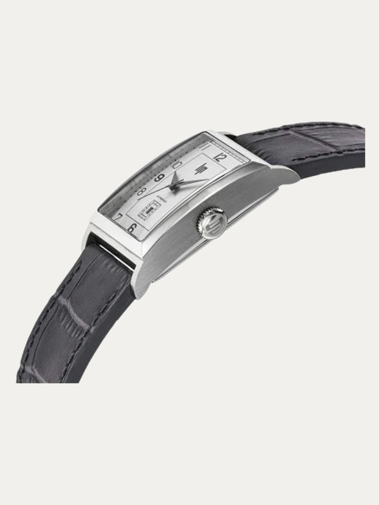 Montre Lip - Churchill T26 auto bracelet cuir gris